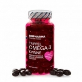 Biopharma - Trippel Omega-3 Kvinne 120 gel kapsula