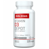 Body Attack - Vitamin D3 Depot 120 kapsula