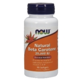 NOW - Natural Beta Carotene 25000 IU 90 gel kapsula