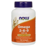 NOW - Omega 3-6-9 1000mg 100 gel kapsula