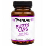 Twinlab - Biotin Caps 100 kapsula