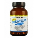 Twinlab - Norwegian Cod Liver Oil 100 gel kapsula